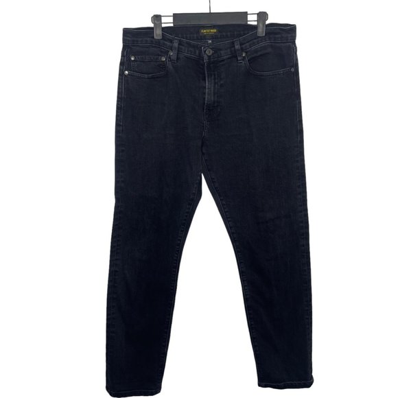 Flint and Tinder Other - Flint and Tinder Mens Bottoms Size 34 Faded Black Straight Tapered Denim Jeans